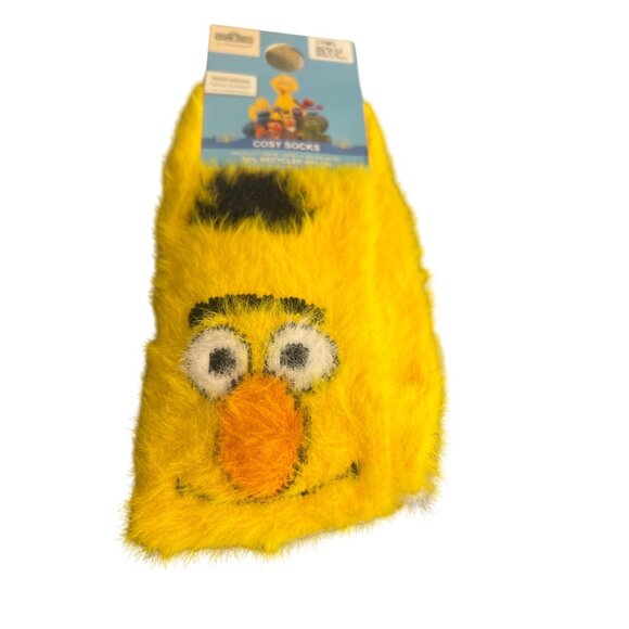 Primark X Sesame Street Bert Ernie Cozy Socks 2 Pairs Recycled Nylon Fuzzy NEW - Picture 1 of 4